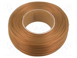 Filament: PLA; 1.75mm; bronze; 185÷225°C; 1kg; Table temp: 40÷60°C