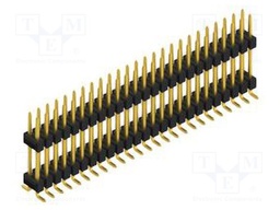 Connector: pin strips; pin header; male; PIN: 50; 2.54mm; SMT; 2x25