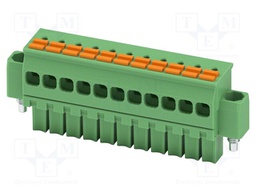 PCB connector, nominal cross section: 1.5 mm2, color: green,