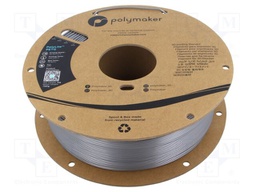 Filament: PET-G; 1.75mm; silver; 230÷240°C; 1kg; PolyLite™
