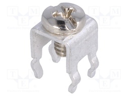 Terminal: screw terminal; THT,screw terminal; silver; 7x5mm