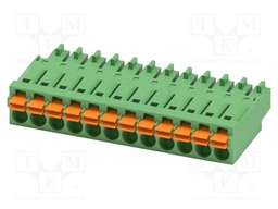 PCB connector, nominal cross section: 1.5 mm?, color: green,