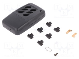 Enclosure: for remote controller; X: 44mm; Y: 74mm; Z: 18mm; ABS