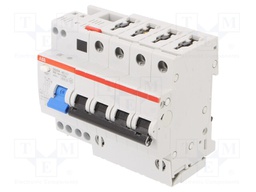 RCBO breaker; Inom: 32A; Ires: 30mA; Poles: 4; 400VAC; DIN; IP20