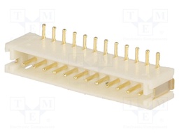 Socket; wire-board; male; 1.5mm; PIN: 12; SMT; 100V; 1A; tinned; 20mΩ