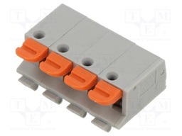 Connector: PCB terminal block; terminal; GA; 7A; PIN: 4; angled