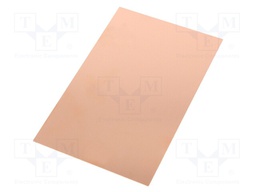 Laminate; FR4; 1.5mm; L: 160mm; W: 100mm; Coating: copper