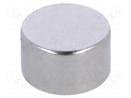 Magnet: permanent; neodymium; H: 3mm; 5N; Ø: 5mm