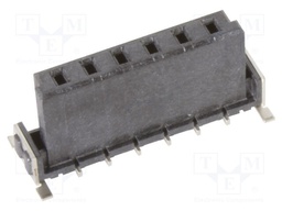 Connector: PCB to PCB; female; PIN: 6; 2.54mm; -55÷125°C; 20A; SMT