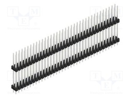 Connector: pin strips; pin header; male; PIN: 72; 2.54mm; THT; 2x36