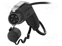 EMobility: cable; 1x0.75mm2,3x6mm2; 240VAC; 7.5kW; IP44; 15.5m; 30A