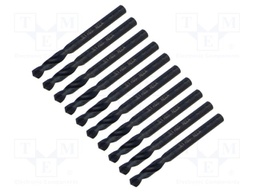 Drill bit; for metal; L: 62mm; high speed steel; short; Ø: 5.1mm