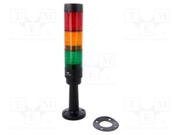 Signaller: signalling column; LED; red/orange/green; Usup: 24VDC