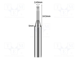 Tip; hoof; 2mm; for soldering station; BK969