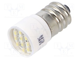 Indicator: LED; E14; white; plastic; 230VAC; 230VDC; -20÷60°C
