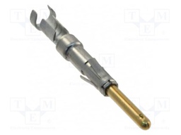 Contact; male; TRIDENT; brass; 16AWG÷20AWG; crimped; straight