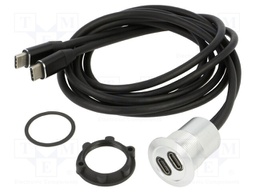 Adapter; for panel mounting,rear side nut; Thread: M22; 1÷10mm