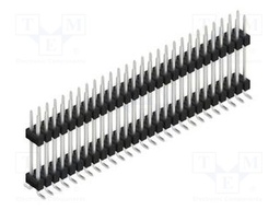 Connector: pin strips; pin header; male; PIN: 54; 2.54mm; SMT; 2x27