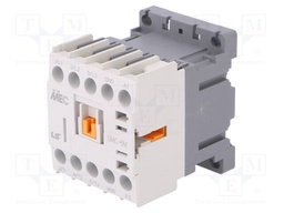 Contactor: 3-pole; NO x3; Auxiliary contacts: NO; 24VAC; 6A; W: 45mm