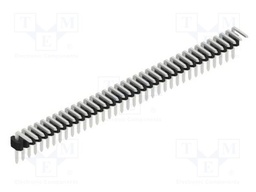 Connector: pin strips; pin header; male; PIN: 36; 1.27mm; THT; 1x36