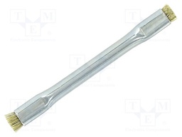Brush; metal; double sided,hard brush tip