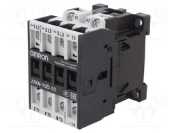 Contactor: 3-pole; Auxiliary contacts: NO; 230VAC; 10A; DIN; J7KN