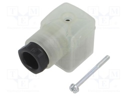 Connector: valve connector; plug; form A; 18mm; female; PIN: 3; 10A