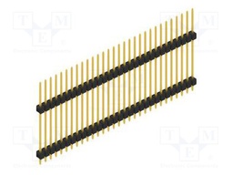 Connector: pin strips; pin header; male; PIN: 30; 2.54mm; THT; 1x30