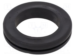 Grommet; black; UL94HB; TPR