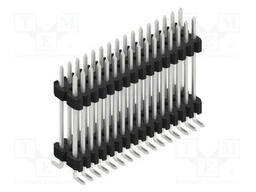 Connector: pin strips; pin header; male; PIN: 32; 1.27mm; SMT; 2x16