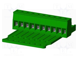 Connector: pluggable terminal block; plug; female; straight; 5mm