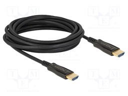 Cable; HDMI plug,both sides; HDMI 2.1,High Speed,optical; black