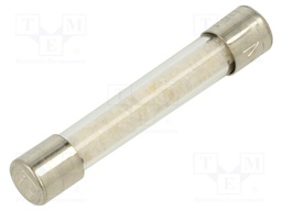 Fuse: fuse; medium time-lag; 2A; 500VAC; glass; brass
