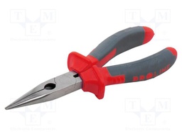 Pliers; half-rounded nose; 160mm