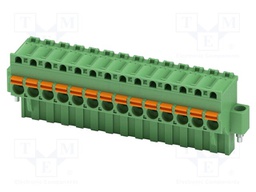 PCB connector, nominal cross section: 2.5 mm?, color: green,