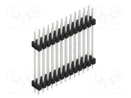 Connector: pin strips; pin header; male; PIN: 26; 2.54mm; THT; 2x13