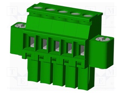 Connector: pluggable terminal block; plug; female; angled 90°