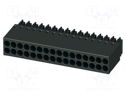 PCB connector, nominal cross section: 0.75 mm?, color: black