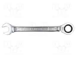 Wrench; rattle,combination spanner; 18mm; Overall len: 226mm