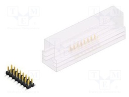 Connector: pin strips; pin header; male; PIN: 16; 2.54mm; SMT; 2x8