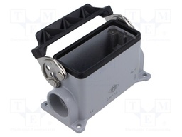 Enclosure: for HDC connectors; C-TYPE; size 77.27; Gland holes: 1