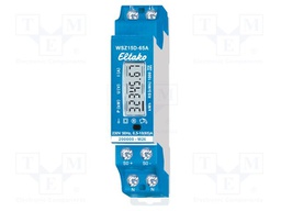 Single phase meter; for DIN rail mounting; 230VAC; IP20