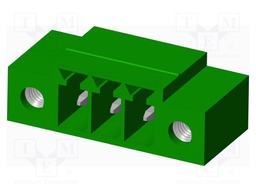Connector: pluggable terminal block; socket; male; angled 90°