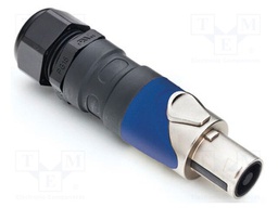 Connector: loudspeaker; plug; female; screw terminal; for cable