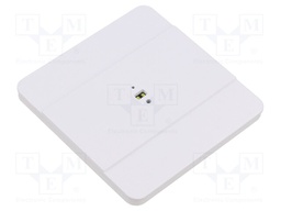 Sensor: laser; 165÷265VDC; 80x80x6.5mm; IP30; -10÷45°C; DRL; white