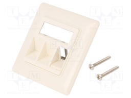 Socket; case; Keystone,unshielded; Colour: white; female