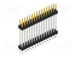 Connector: pin strips; pin header; male; PIN: 30; 2.54mm; SMT; 2x15