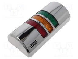 Signaller: signalling column; LED; red/orange/green; Usup: 24VDC