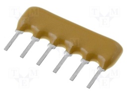 Resistor network: X; THT; 510Ω; ±2%; 0.2W; No.of resistors: 5; 100V