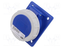 Connector: AC supply; socket; female; 16A; 230VAC; IEC 60309; IP67